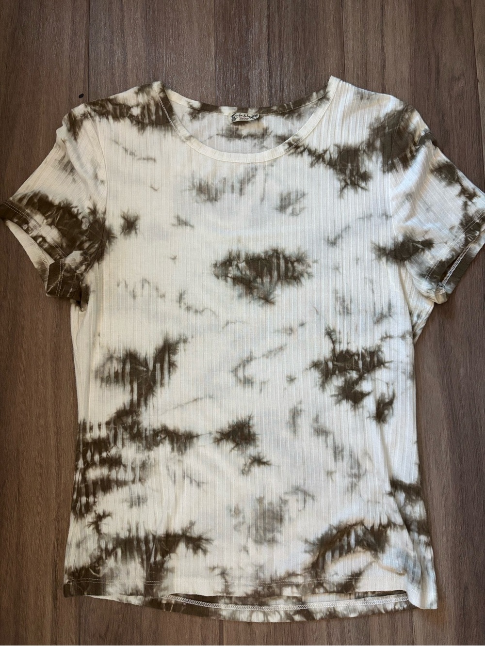 Free People Ribbed Tie Dye Tee